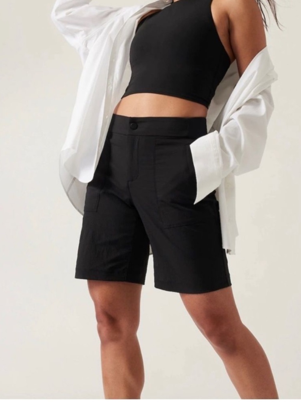 Athleta Trekkie Bermuda 2.0 in Black